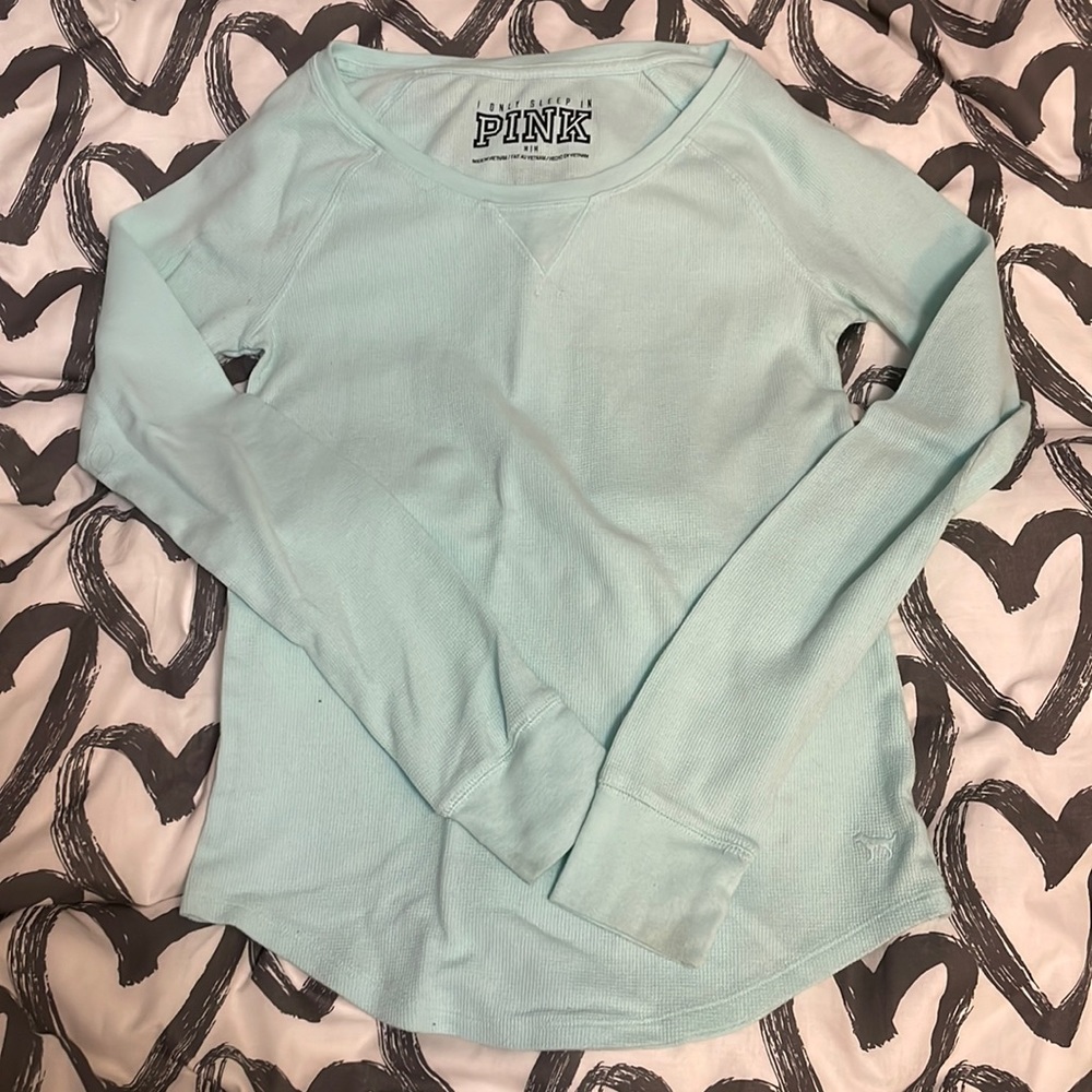 Vs pink mint green long sleeve thermal